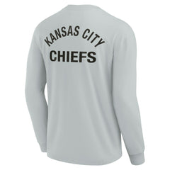 Kansas City Chiefs Unisex Elements Super Soft Long Sleeve T-Shirt - Gray discount