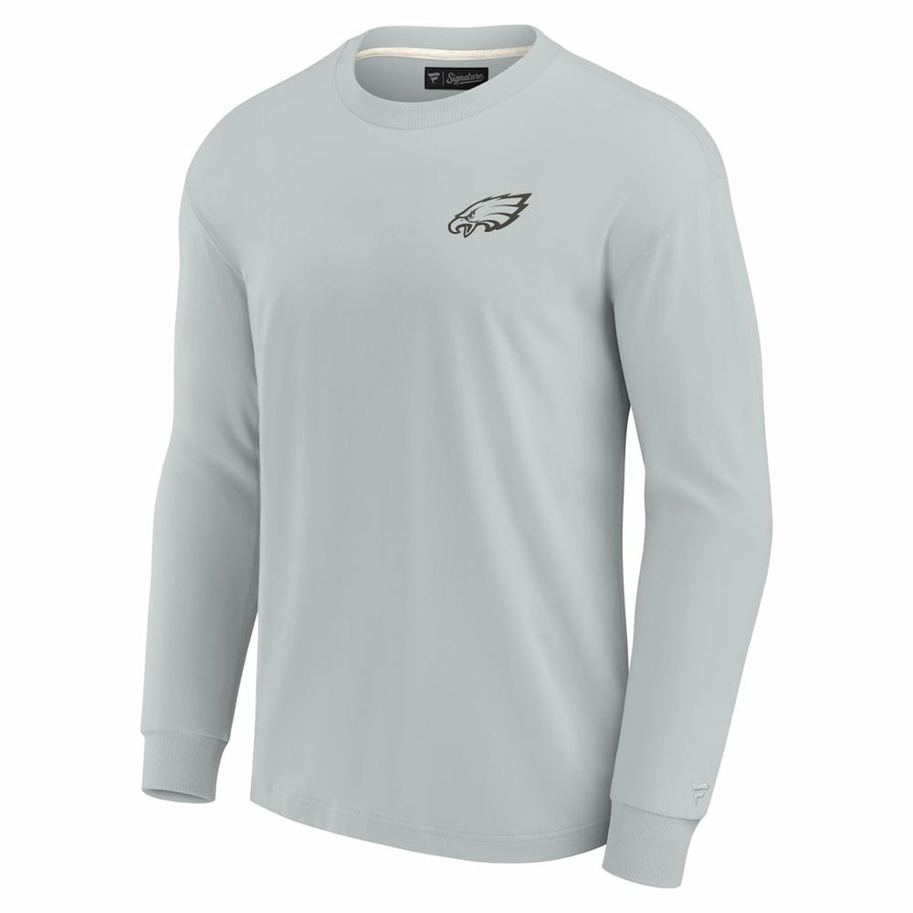 Philadelphia Eagles Unisex Elements Super Soft Long Sleeve T-Shirt - Gray for sale