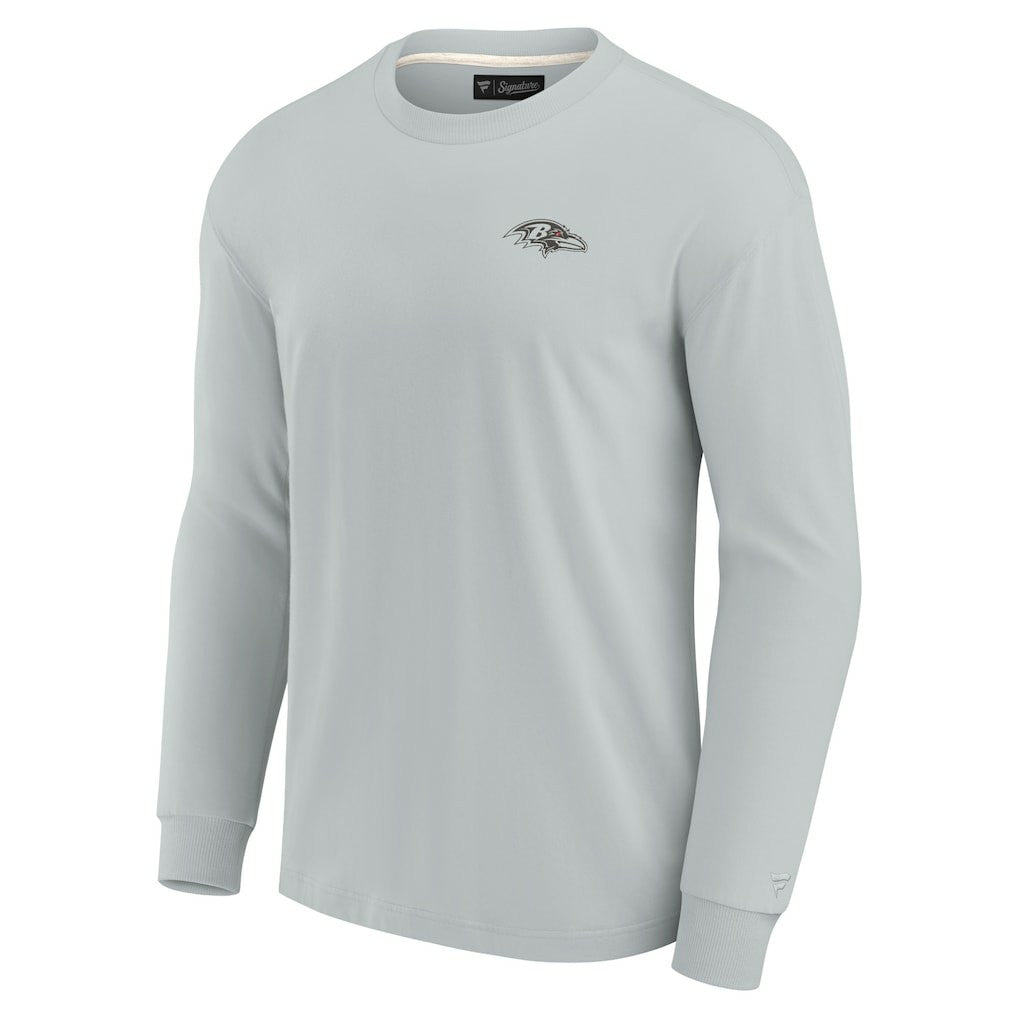 Baltimore Ravens Unisex Elements Super Soft Long Sleeve T-Shirt - Gray on sale