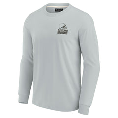 Cleveland Browns Unisex Elements Super Soft Long Sleeve T-Shirt - Gray outlet