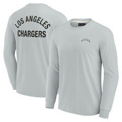 Los Angeles Chargers Unisex Elements Super Soft Long Sleeve T-Shirt - Gray outlet