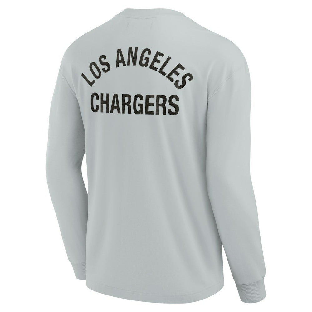 Los Angeles Chargers Unisex Elements Super Soft Long Sleeve T-Shirt - Gray outlet