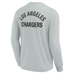 Los Angeles Chargers Unisex Elements Super Soft Long Sleeve T-Shirt - Gray outlet