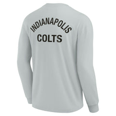 Indianapolis Colts Unisex Elements Super Soft Long Sleeve T-Shirt - Gray online