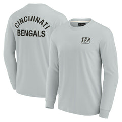 Cincinnati Bengals Unisex Elements Super Soft Long Sleeve T-Shirt - Gray outlet