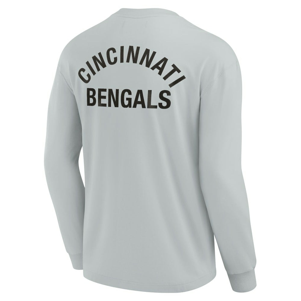 Cincinnati Bengals Unisex Elements Super Soft Long Sleeve T-Shirt - Gray outlet