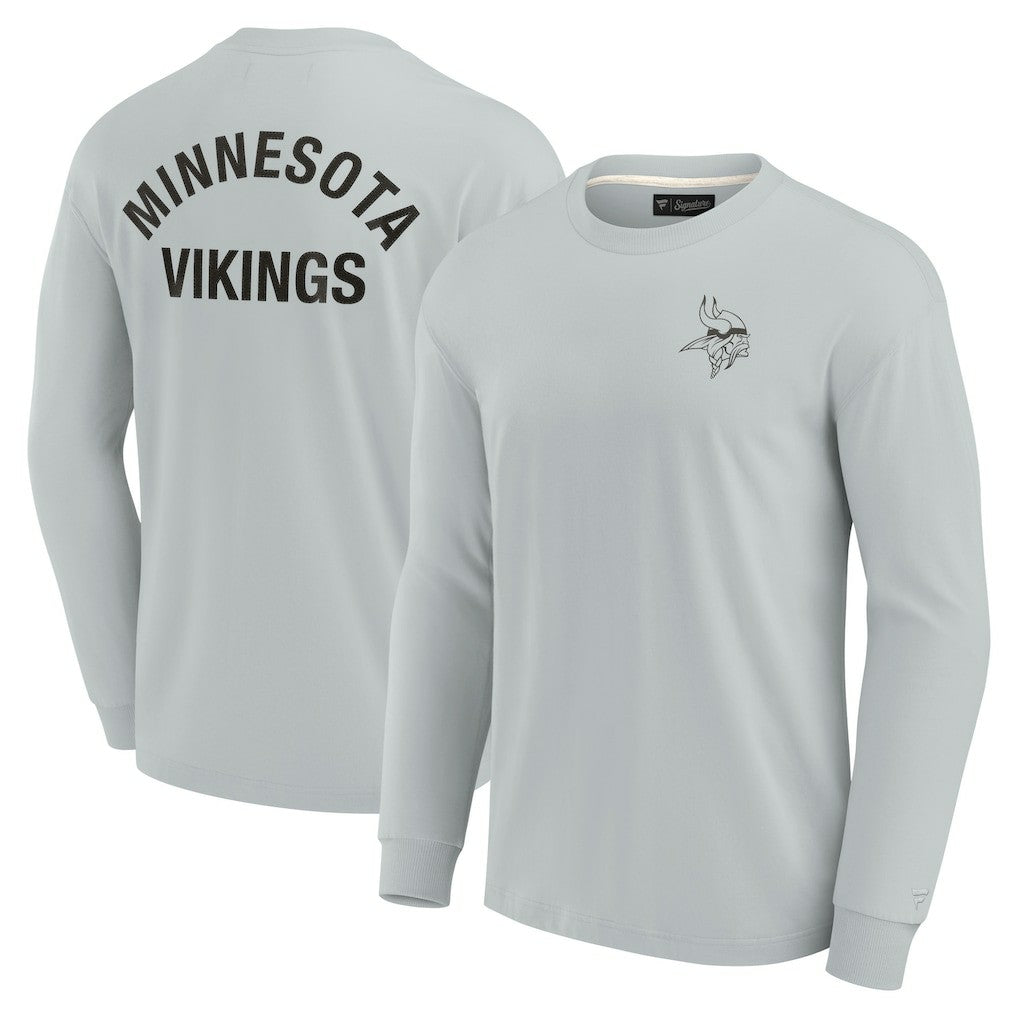 Minnesota Vikings Unisex Elements Super Soft Long Sleeve T-Shirt - Gray online