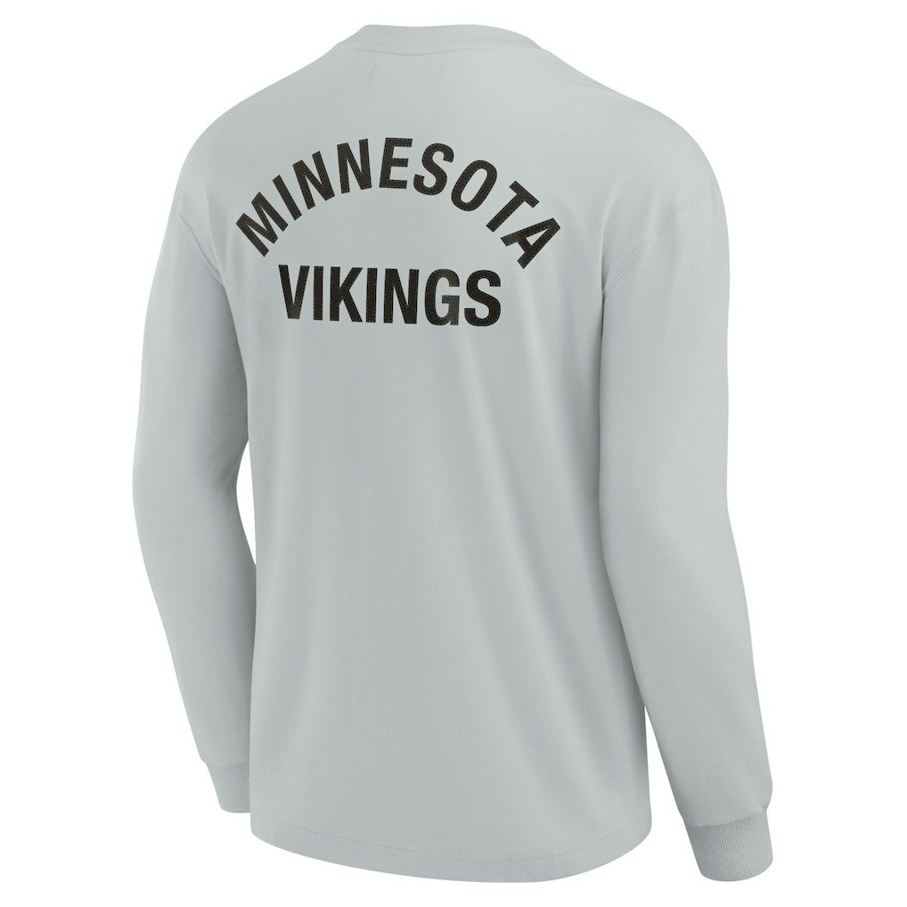 Minnesota Vikings Unisex Elements Super Soft Long Sleeve T-Shirt - Gray online