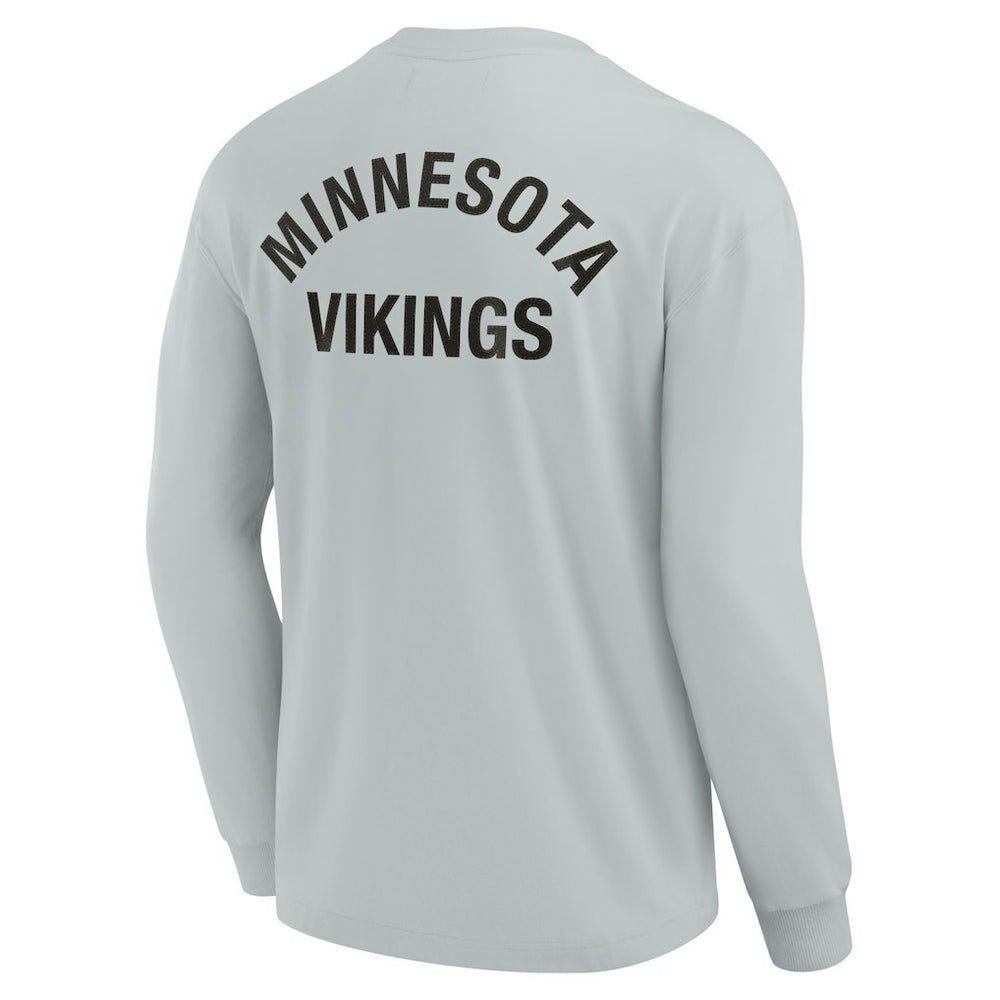 Minnesota Vikings Unisex Elements Super Soft Long Sleeve T-Shirt - Gray online
