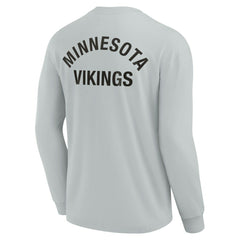 Minnesota Vikings Unisex Elements Super Soft Long Sleeve T-Shirt - Gray online