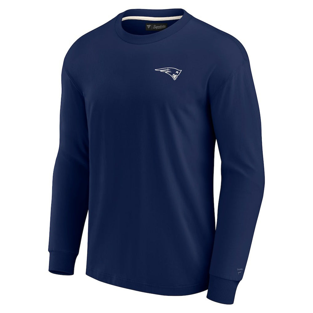 New England Patriots Unisex Elements Super Soft Long Sleeve T-Shirt - Navy for sale