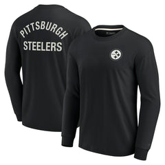 Pittsburgh Steelers Unisex Elements Super Soft Long Sleeve T-Shirt - Black outlet