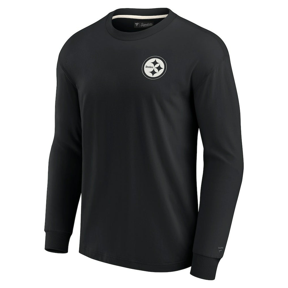 Pittsburgh Steelers Unisex Elements Super Soft Long Sleeve T-Shirt - Black outlet