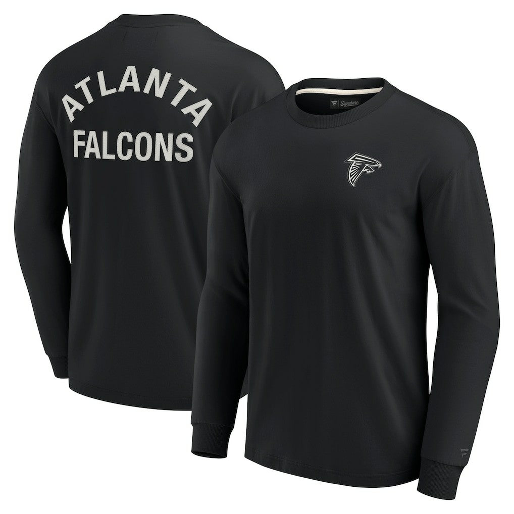 Atlanta Falcons Unisex Elements Super Soft Long Sleeve T-Shirt - Black cheap