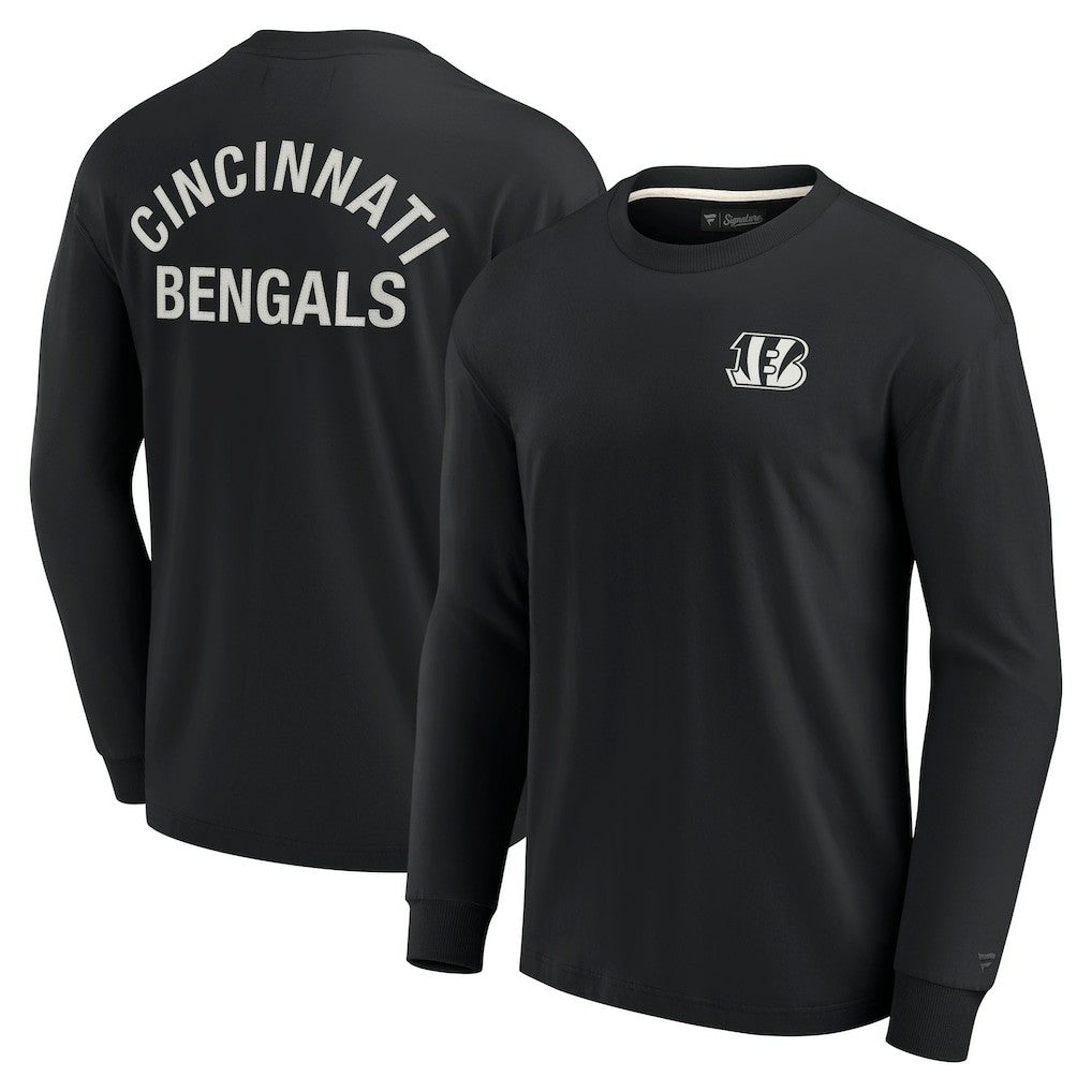 Cincinnati Bengals Unisex Elements Super Soft Long Sleeve T-Shirt - Black sale