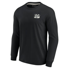 Cincinnati Bengals Unisex Elements Super Soft Long Sleeve T-Shirt - Black sale