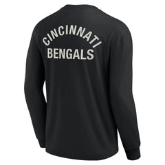 Cincinnati Bengals Unisex Elements Super Soft Long Sleeve T-Shirt - Black sale