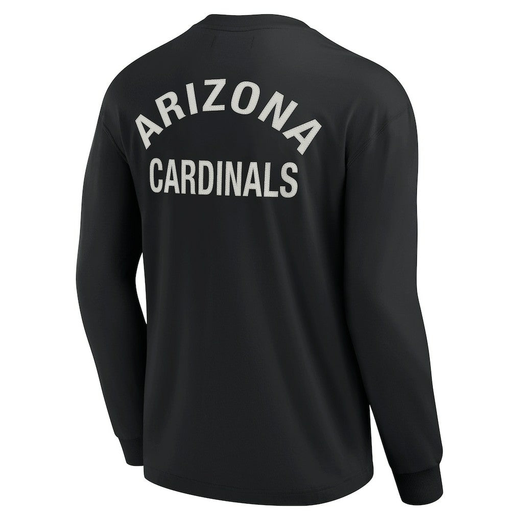 Arizona Cardinals Unisex Elements Super Soft Long Sleeve T-Shirt - Black on sale
