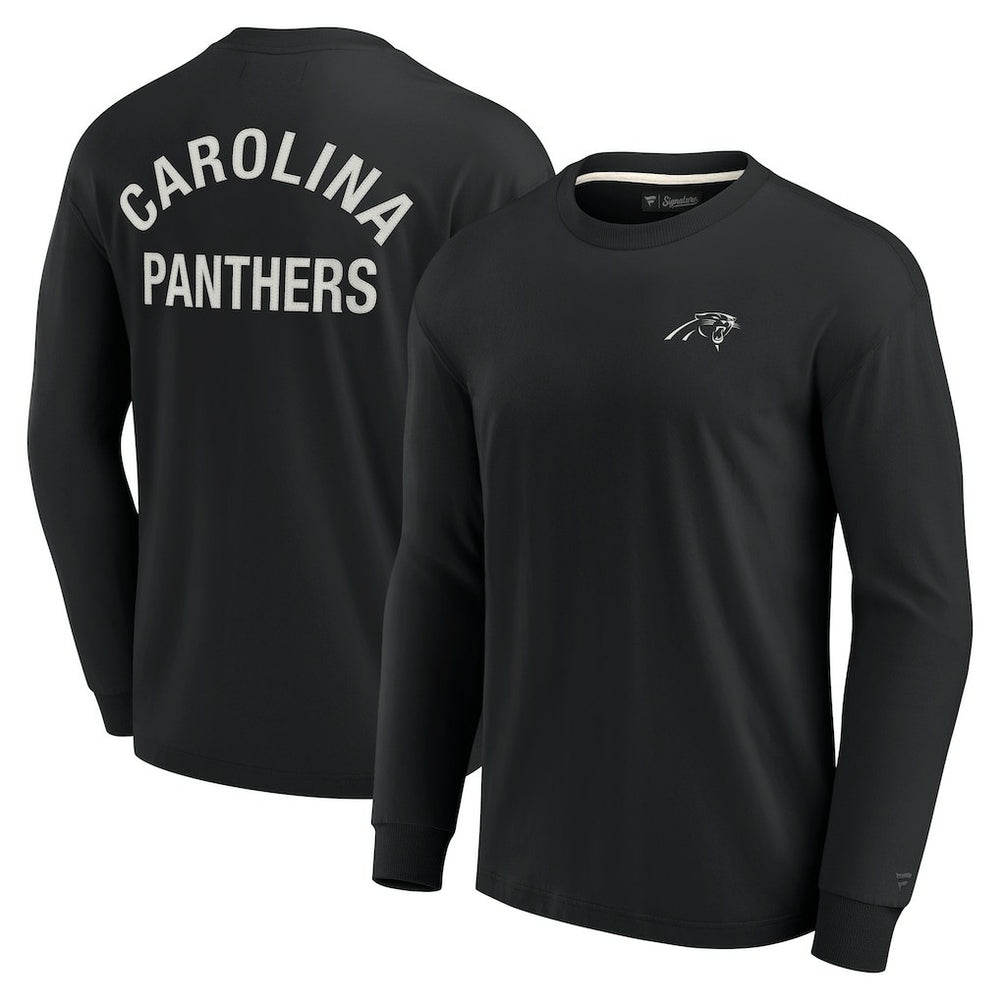 Carolina Panthers Unisex Elements Super Soft Long Sleeve T-Shirt - Black discount