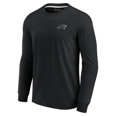 Carolina Panthers Unisex Elements Super Soft Long Sleeve T-Shirt - Black discount