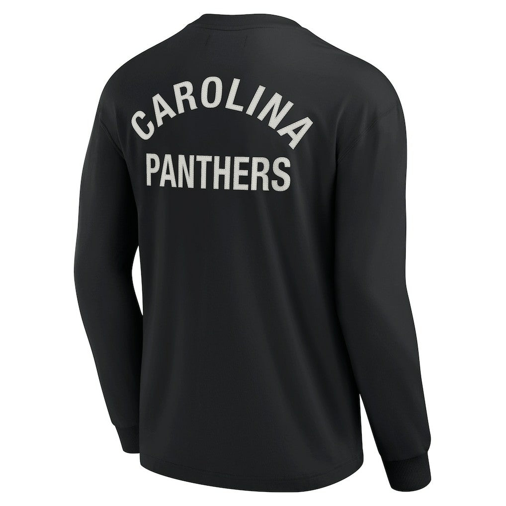 Carolina Panthers Unisex Elements Super Soft Long Sleeve T-Shirt - Black discount