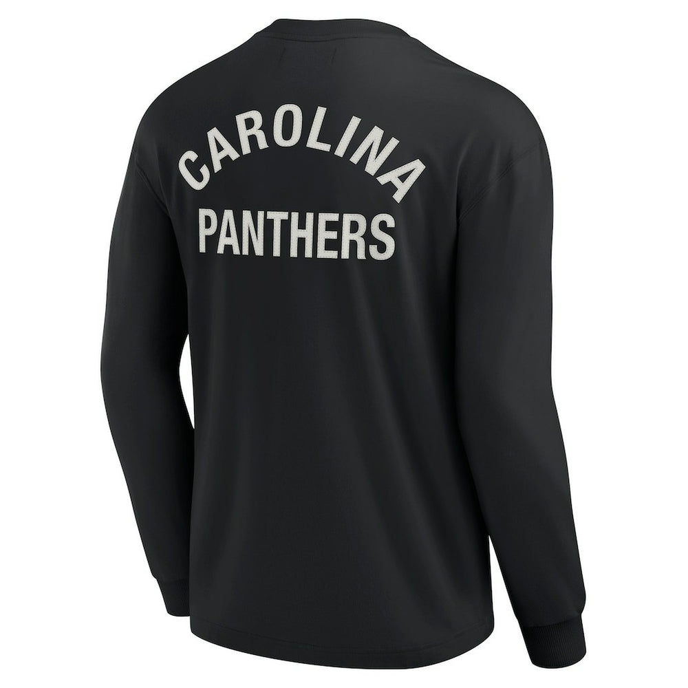 Carolina Panthers Unisex Elements Super Soft Long Sleeve T-Shirt - Black discount