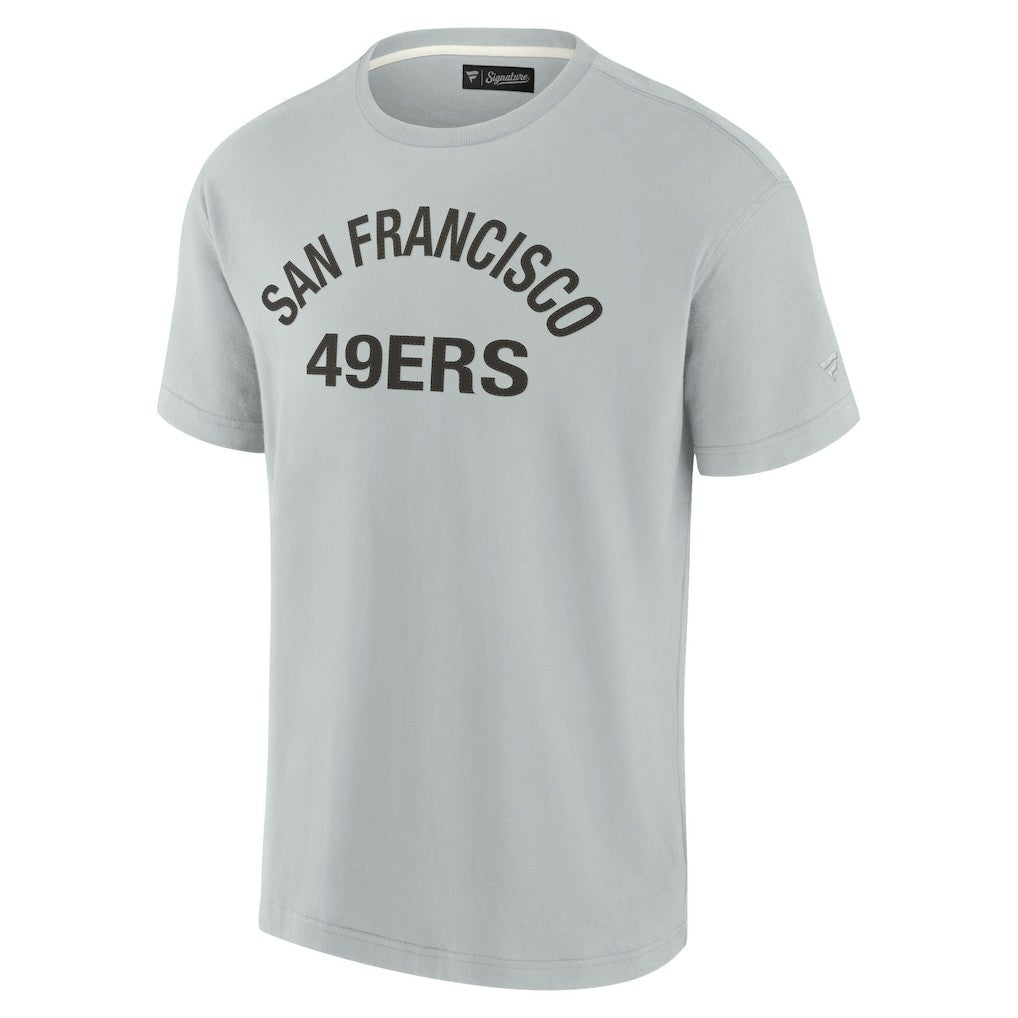 San Francisco 49ers Unisex Elements Super Soft Short Sleeve T-Shirt - Gray outlet