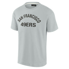 San Francisco 49ers Unisex Elements Super Soft Short Sleeve T-Shirt - Gray outlet