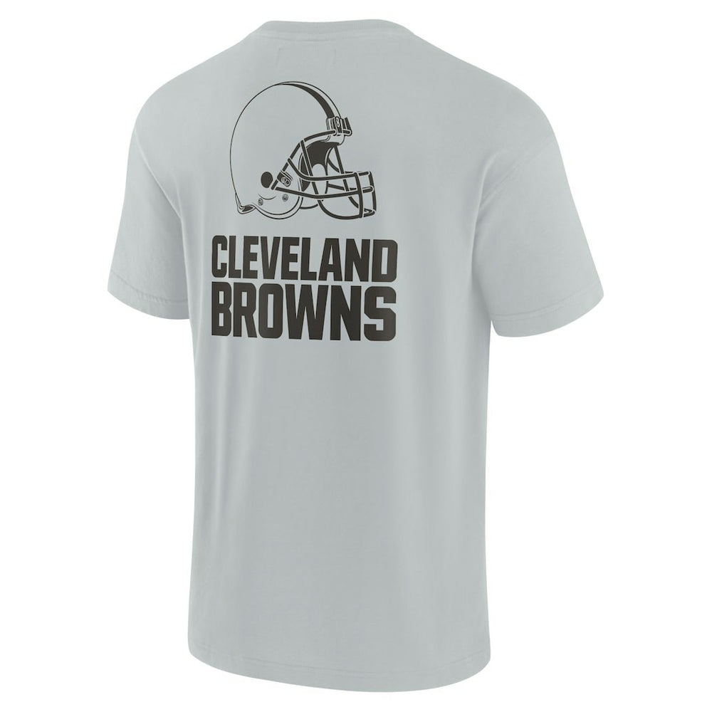 Cleveland Browns Unisex Elements Super Soft Short Sleeve T-Shirt - Gray discount