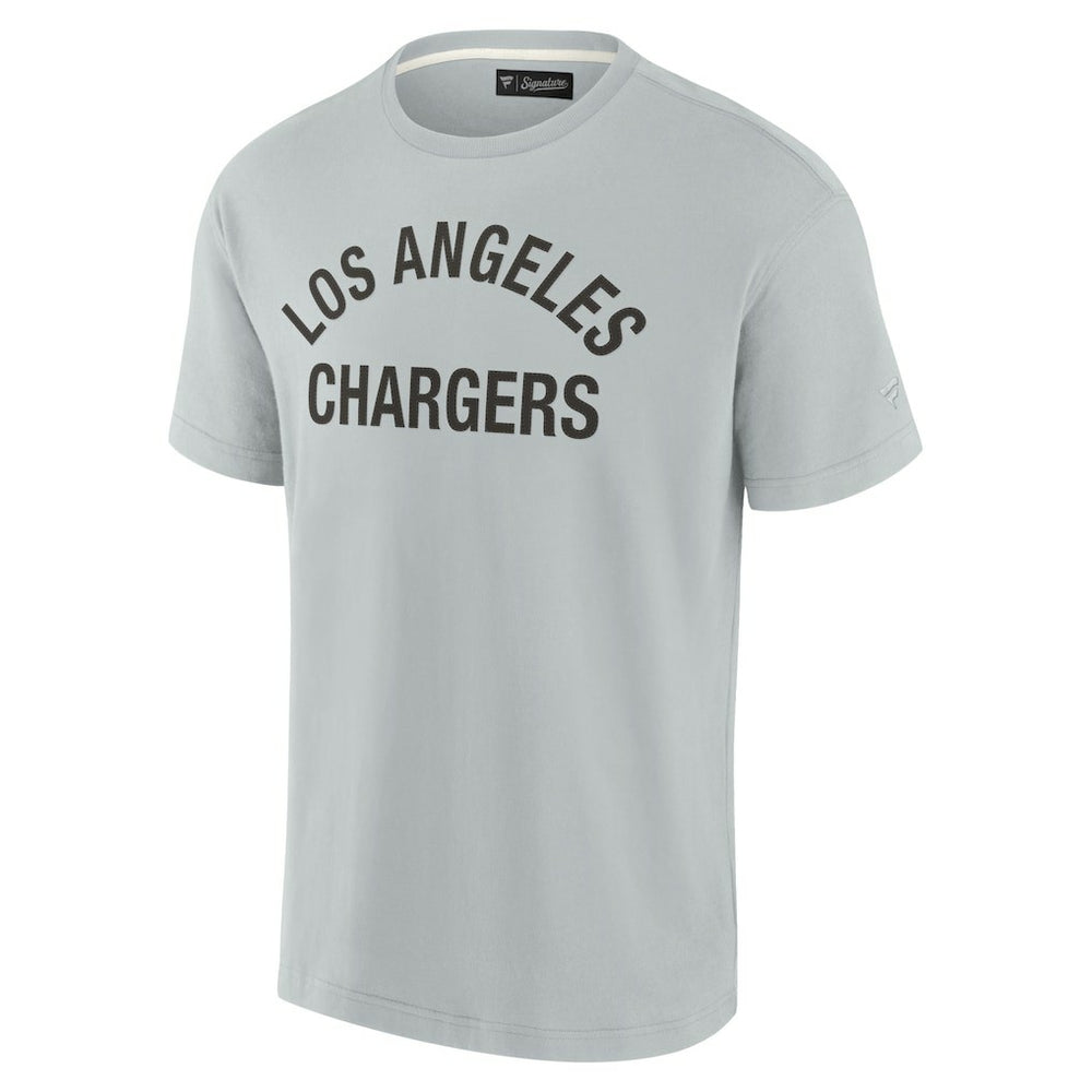 Los Angeles Chargers Unisex Elements Super Soft Short Sleeve T-Shirt - Gray discount