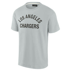 Los Angeles Chargers Unisex Elements Super Soft Short Sleeve T-Shirt - Gray discount
