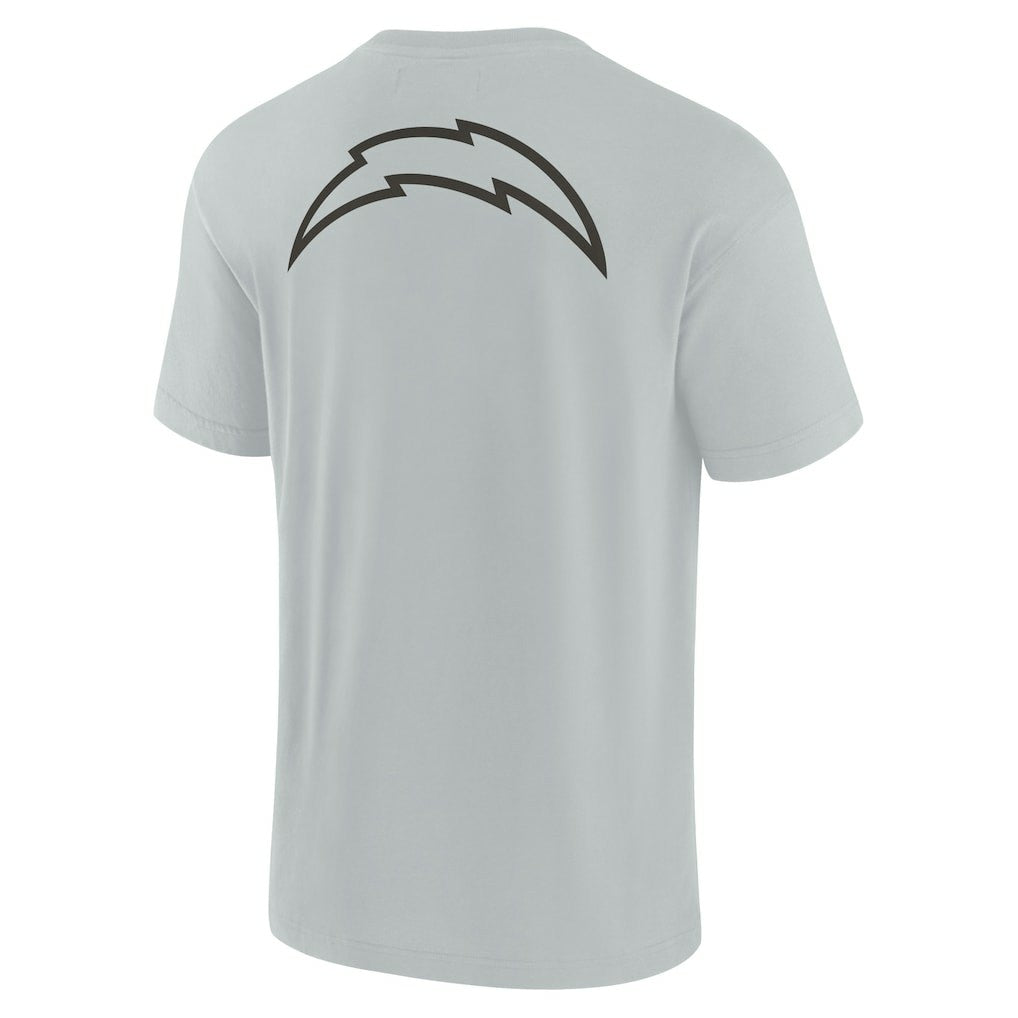Los Angeles Chargers Unisex Elements Super Soft Short Sleeve T-Shirt - Gray discount