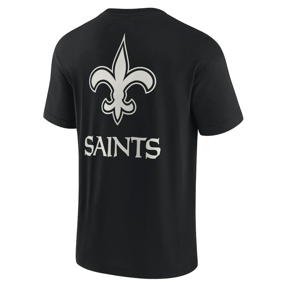 New Orleans Saints Unisex Elements Super Soft Short Sleeve T-Shirt - Black cheap