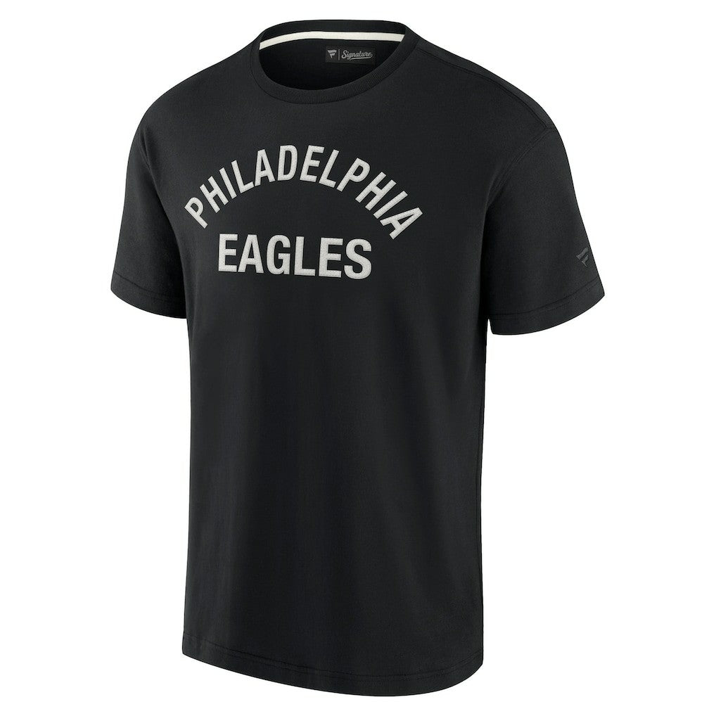 Philadelphia Eagles Unisex Elements Super Soft Short Sleeve T-Shirt - Black cheap
