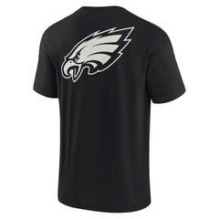 Philadelphia Eagles Unisex Elements Super Soft Short Sleeve T-Shirt - Black cheap