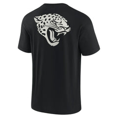 Jacksonville Jaguars Unisex Elements Super Soft Short Sleeve T-Shirt - Black for sale