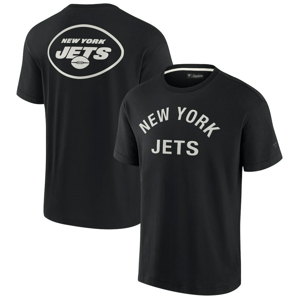 New York Jets Unisex Elements Super Soft Short Sleeve T-Shirt - Black on sale