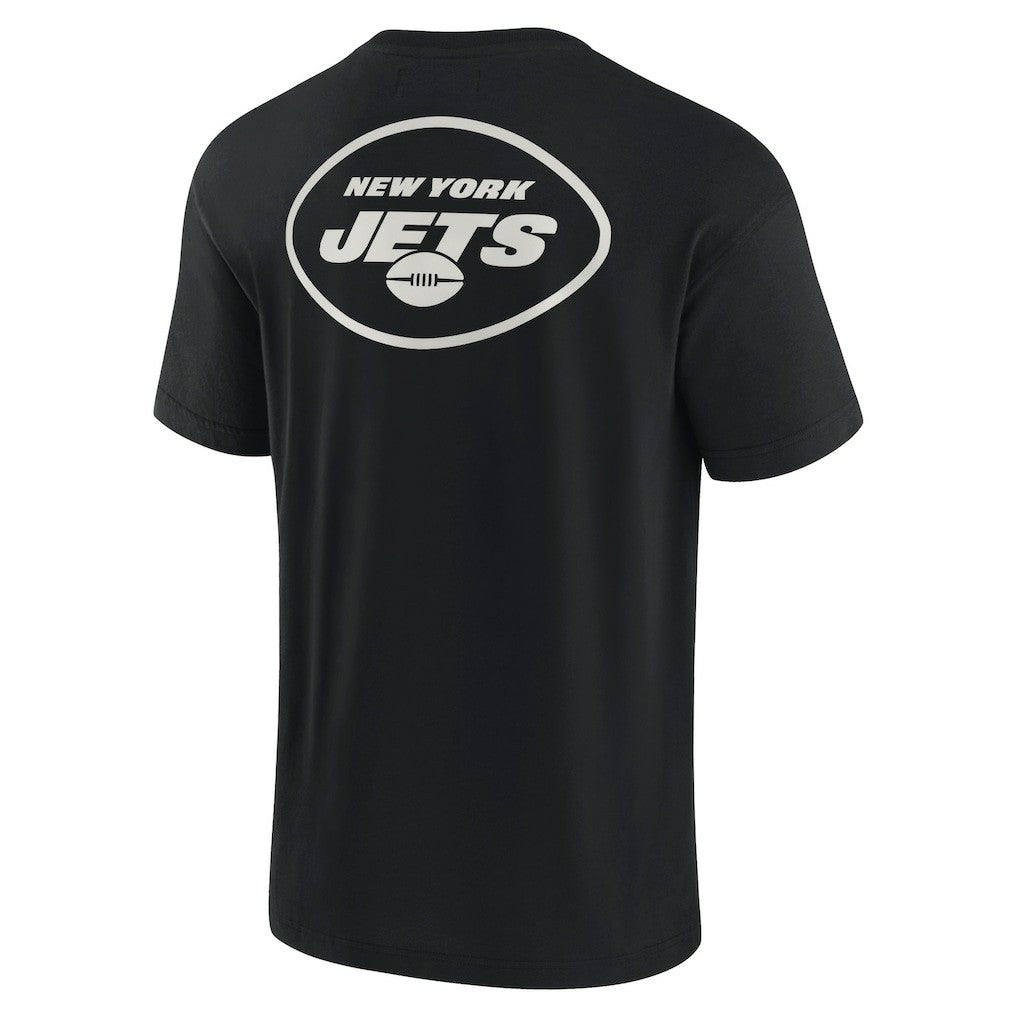 New York Jets Unisex Elements Super Soft Short Sleeve T-Shirt - Black on sale