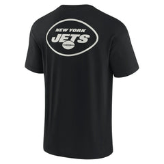 New York Jets Unisex Elements Super Soft Short Sleeve T-Shirt - Black on sale