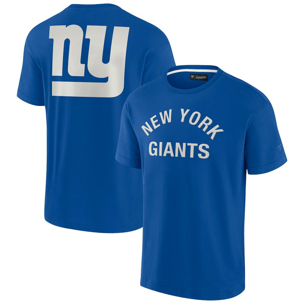 New York Giants Unisex Elements Super Soft Short Sleeve T-Shirt - Royal online