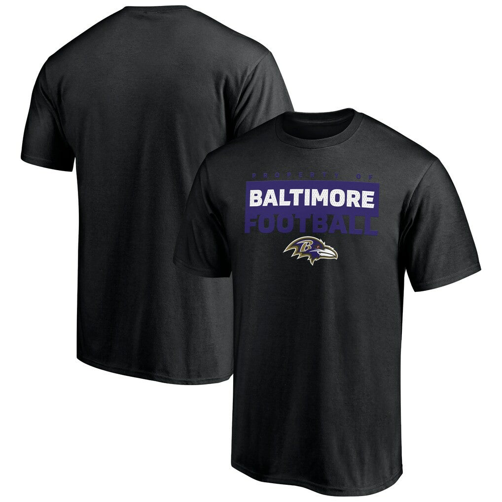 Baltimore Ravens Gain Ground T-Shirt - Black sale