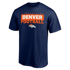 Denver Broncos Gain Ground T-Shirt - Navy discount