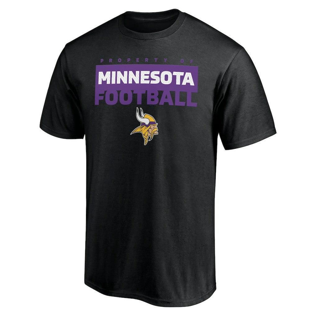 Minnesota Vikings Gain Ground T-Shirt - Black outlet