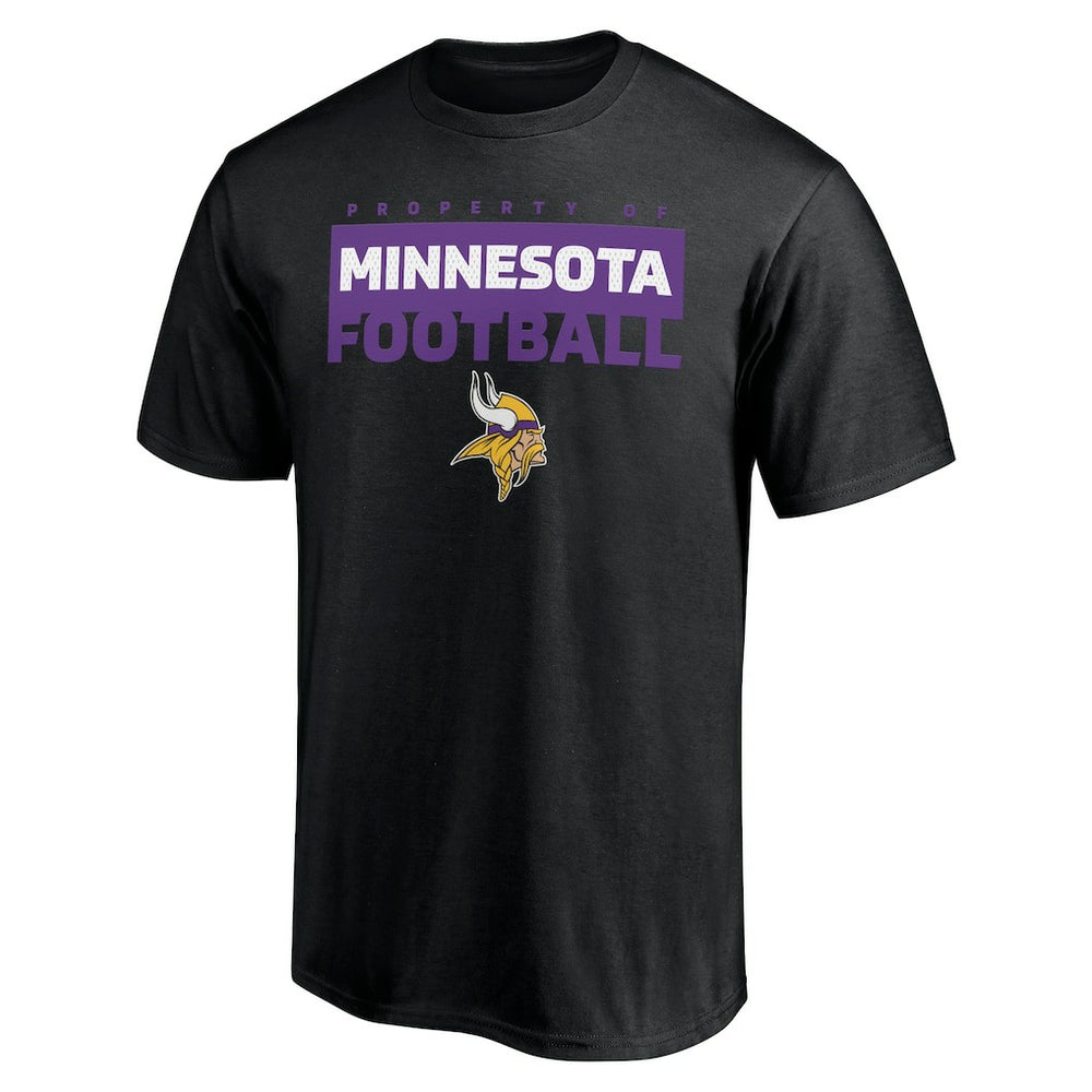 Minnesota Vikings Gain Ground T-Shirt - Black outlet