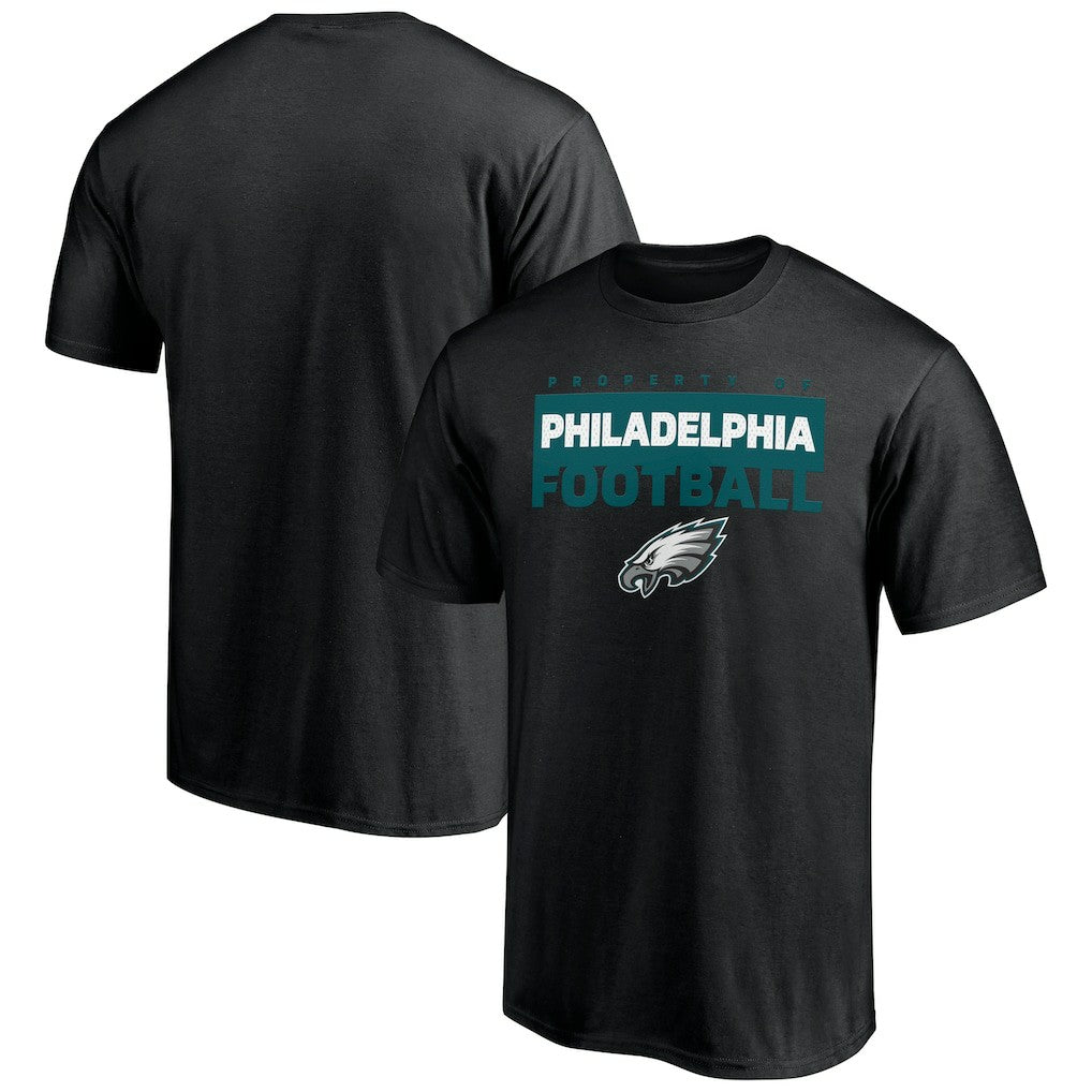 Philadelphia Eagles Gain Ground T-Shirt - Black for sale