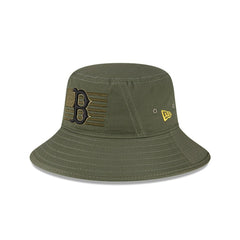 Boston Red Sox 2023 Armed Forces Day Bucket Hat Green