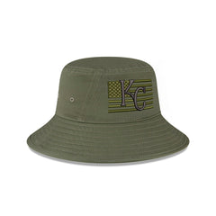 Kansas City Royals 2023 Armed Forces Day Bucket Hat Green
