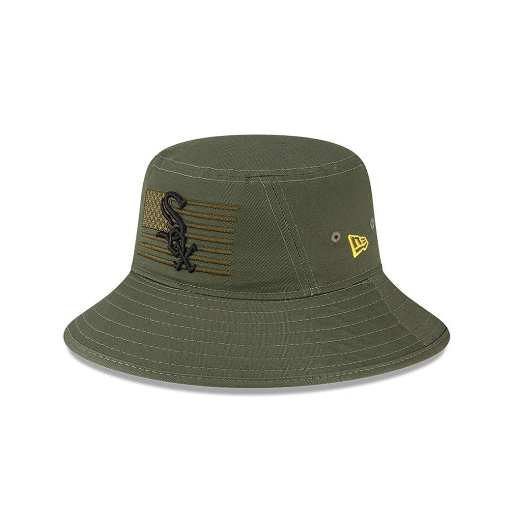 Chicago White Sox 2023 Armed Forces Day Bucket Hat Green