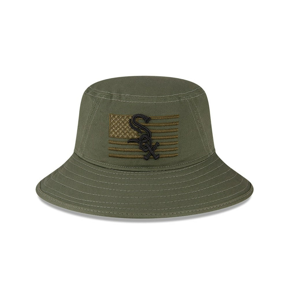 Chicago White Sox 2023 Armed Forces Day Bucket Hat Green