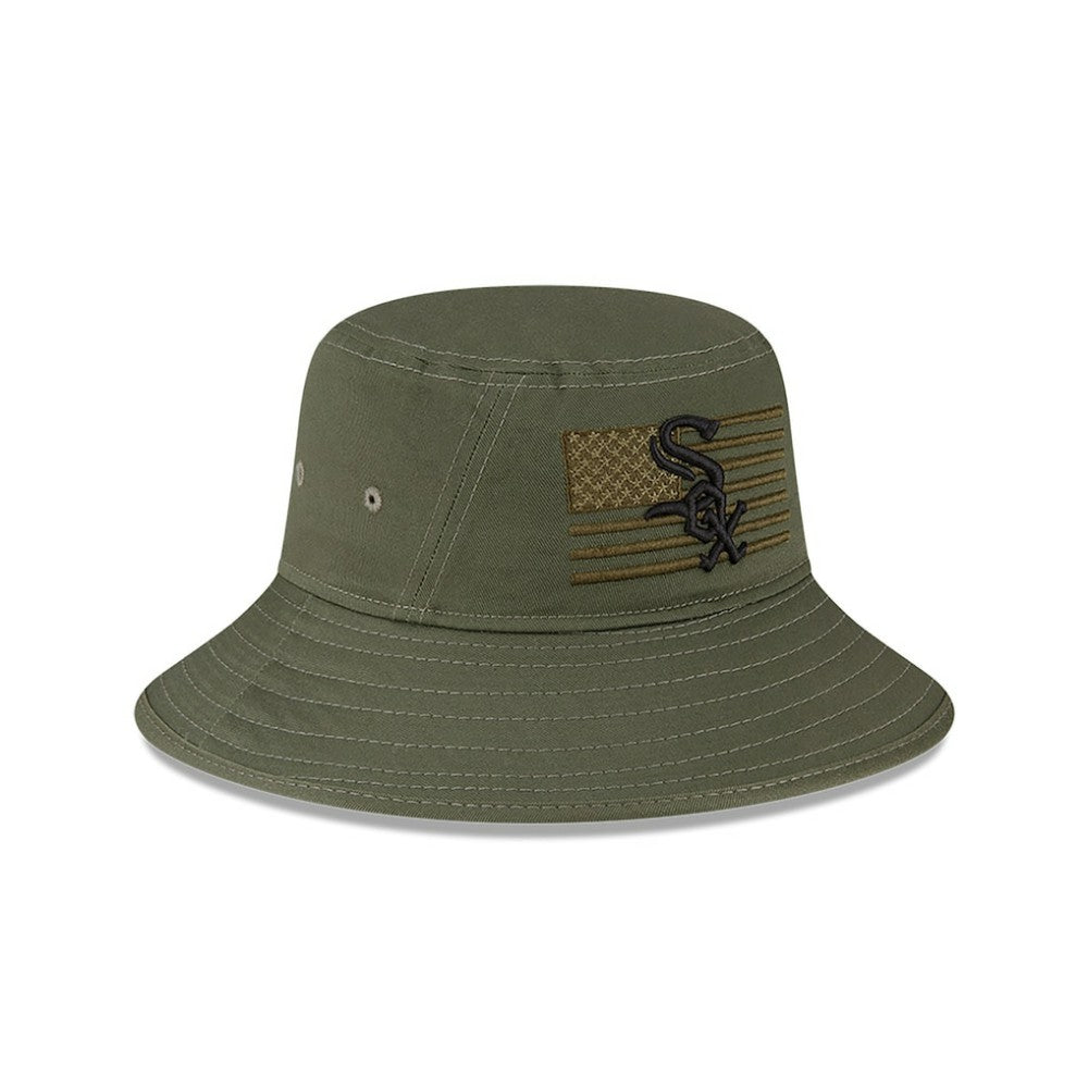 Chicago White Sox 2023 Armed Forces Day Bucket Hat Green
